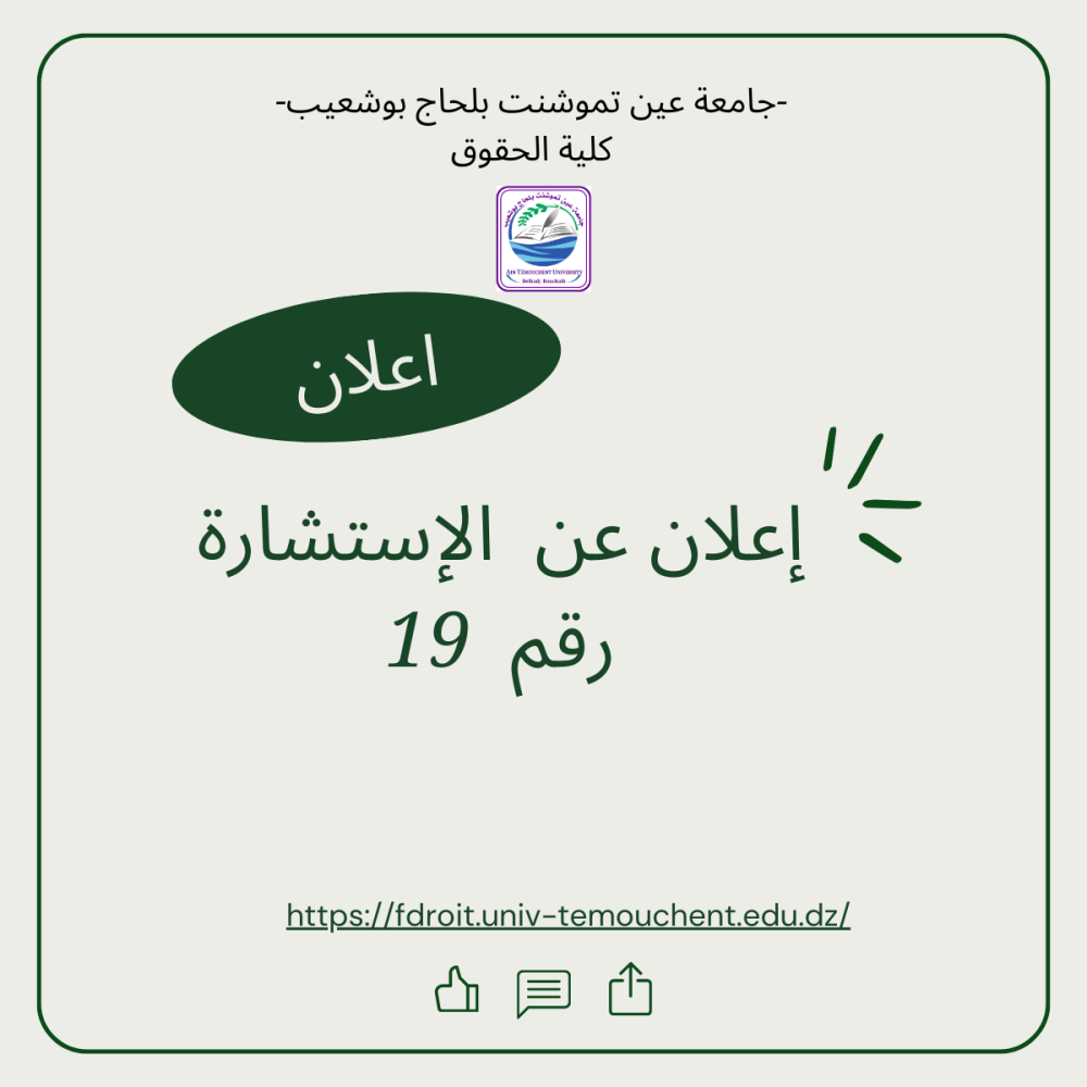 الاستشارة رقم 19/2025‎
